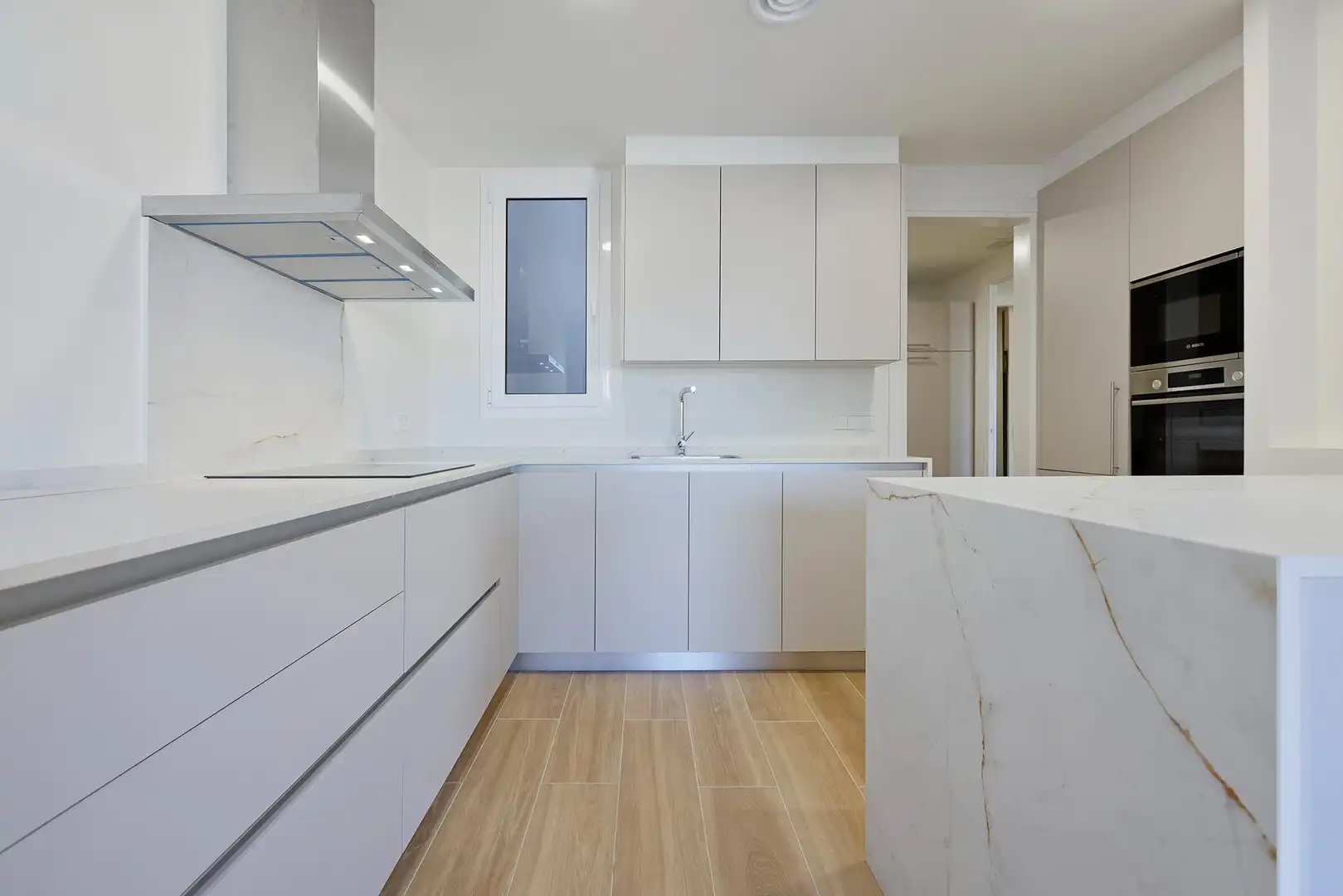 Kitchen of Flat for rent in Barcelona  with Air Conditioner, Heating and Parquet flooring