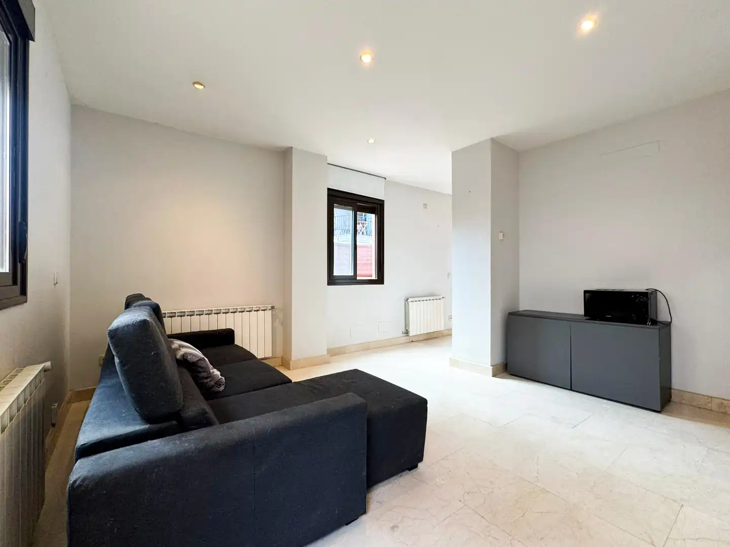 Sala de estar de Ático en venta en Madrid con Terraza, Horno y Lavadora