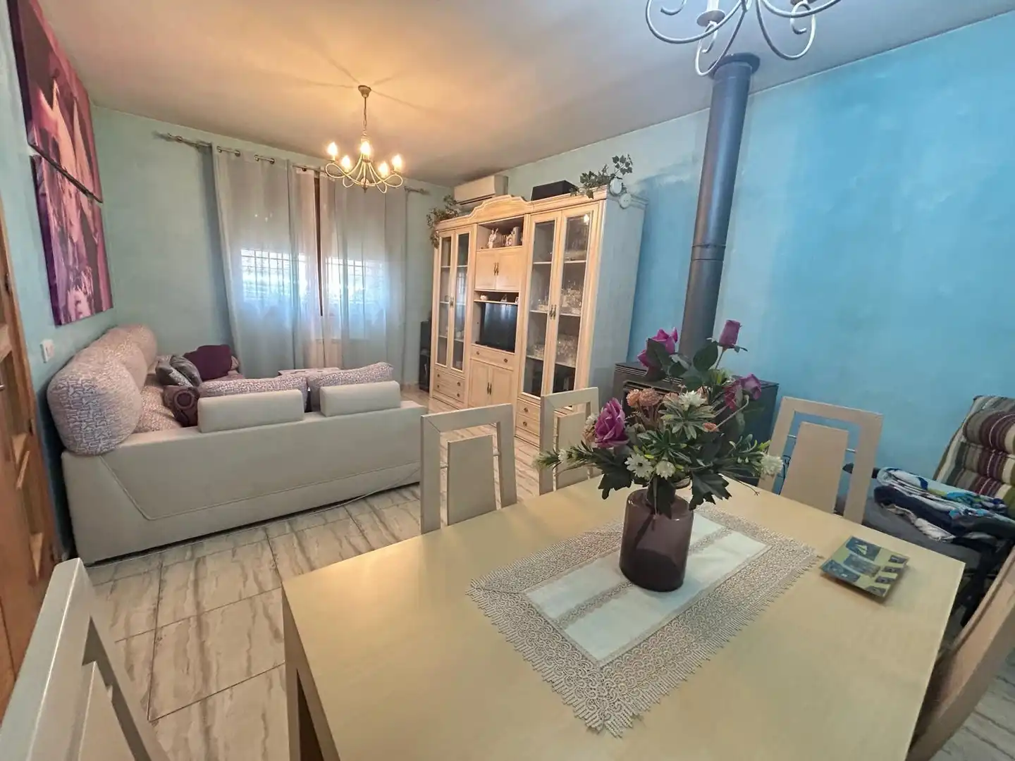 Sala d'estar de Casa adosada en venda en Ciempozuelos amb Aire condicionat, Calefacció i Terrassa