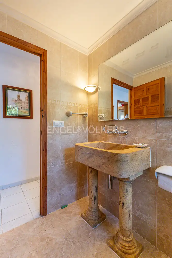 Bathroom of Houses for sale in Dénia  with Air Conditioner, Heating and Private garden