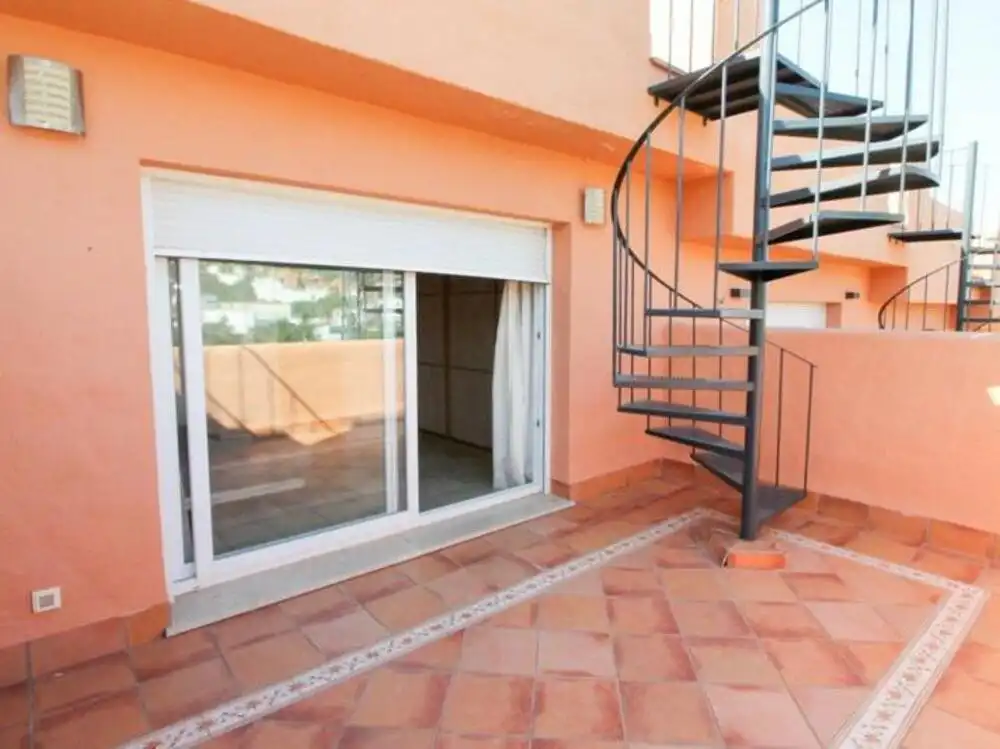 Balcony of Detached homes for sale in Marbella  with Air Conditioner, Terrace and Swimming Pool