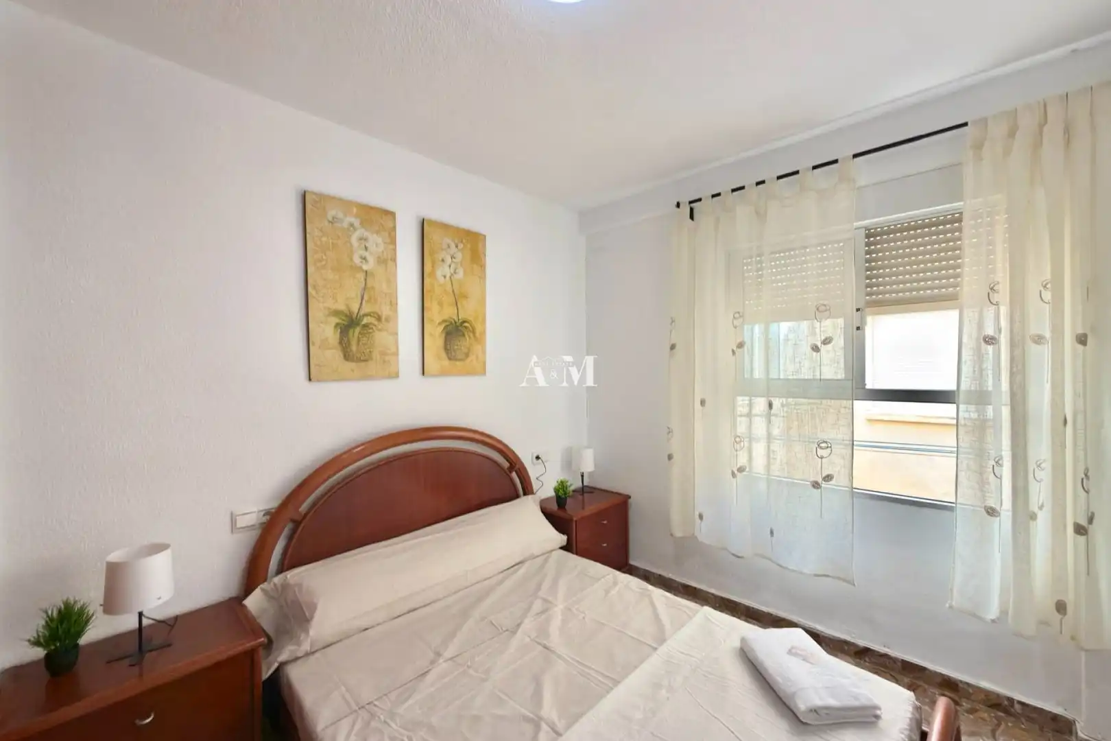 Schlafzimmer von Wohnung zur Miete in Torrevieja mit Klimaanlage, Heizung und Terrasse
