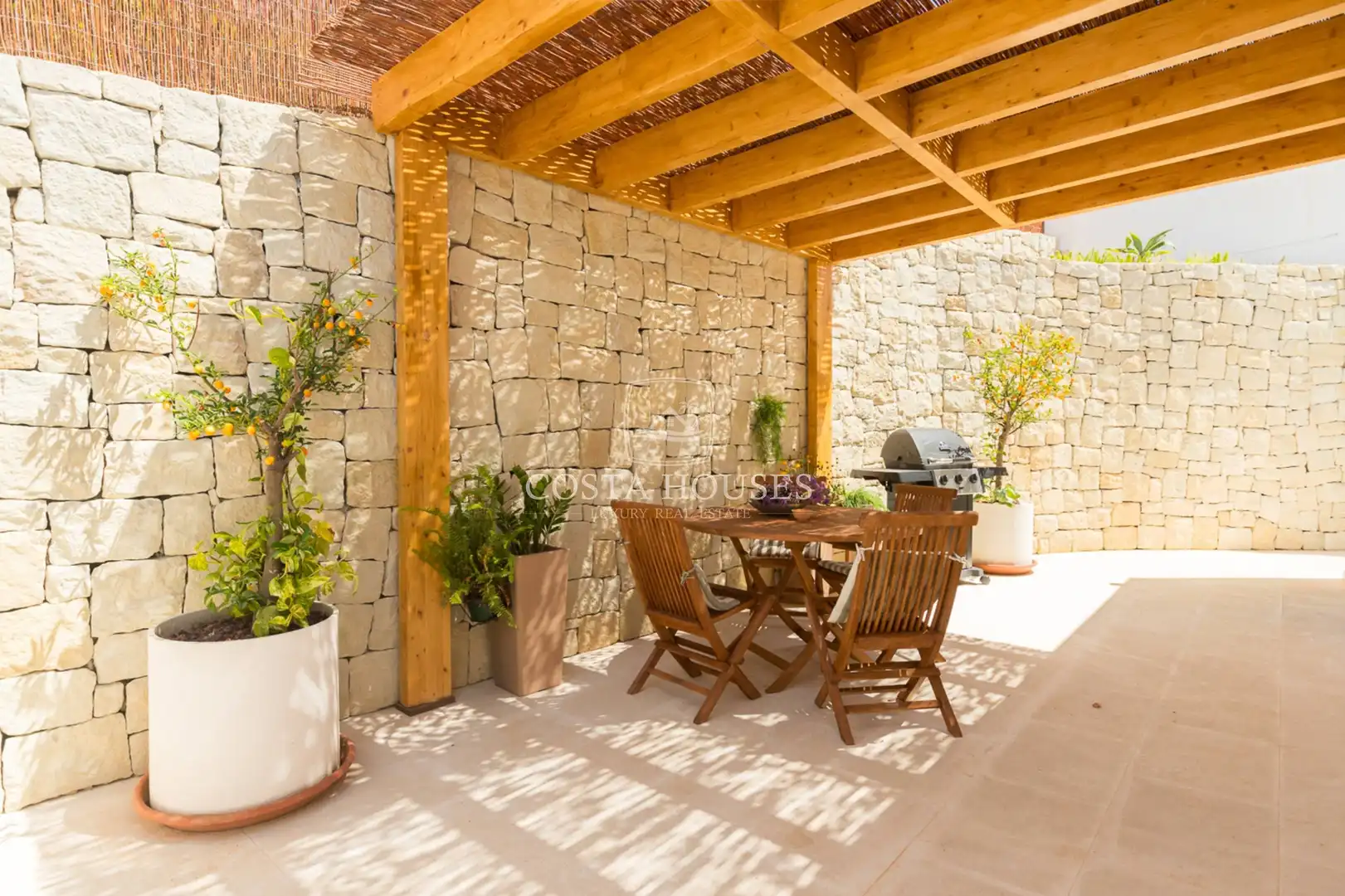 Terraza de Casa o chalet en venta en Jávea / Xàbia con Aire acondicionado, Jardín privado y Terraza