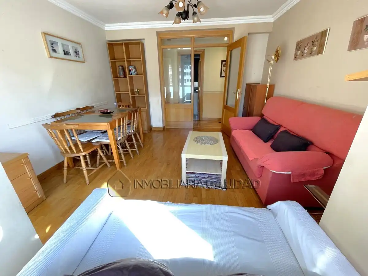Living room of Flat for rent in Burgos  with Heating, Terrace and Furnished