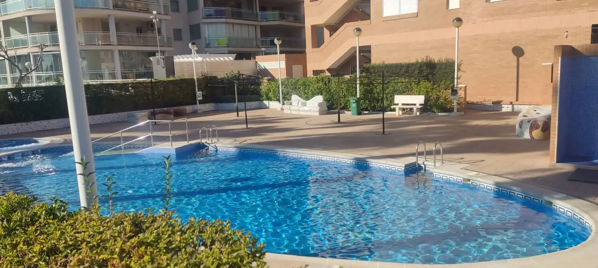 Piscina de Apartamento de alquiler en Oropesa del Mar / Orpesa con Aire acondicionado, Terraza y Amueblado