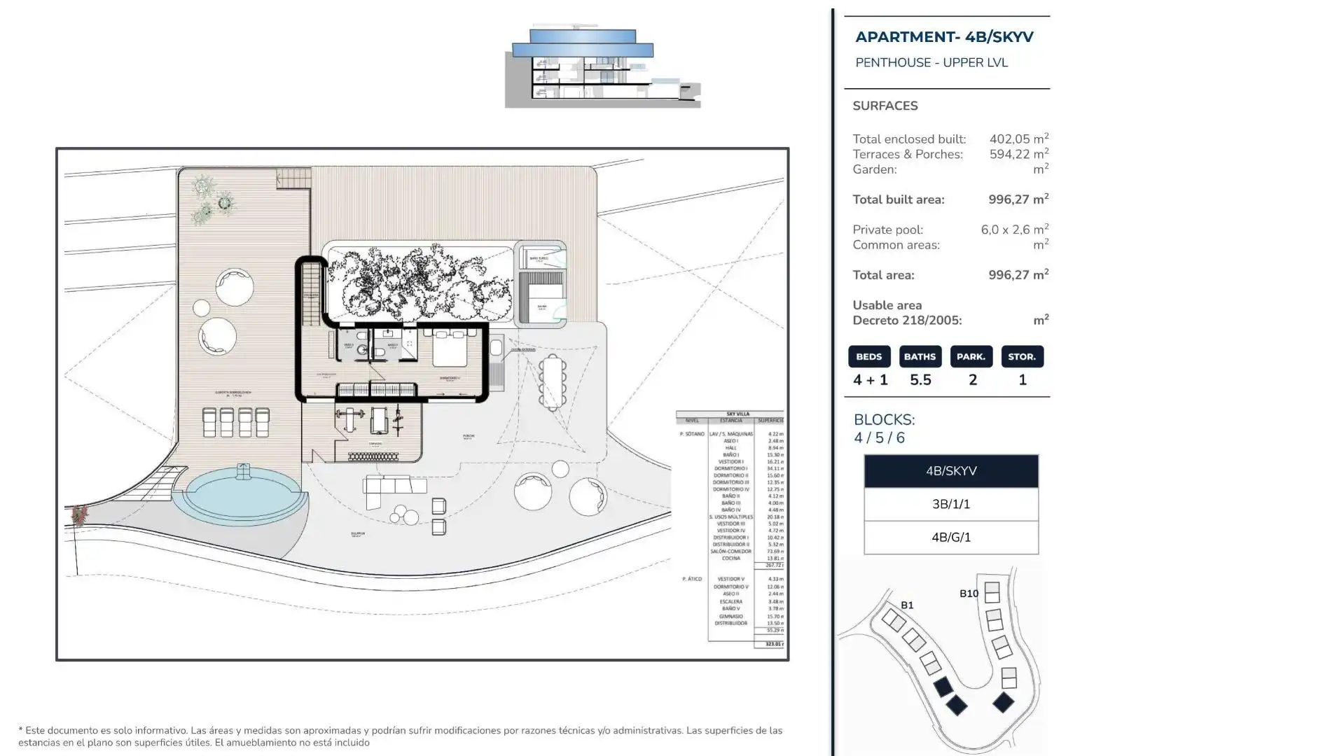 Penthouse mit Pool zum Verkauf in La Quinta, imagen 20