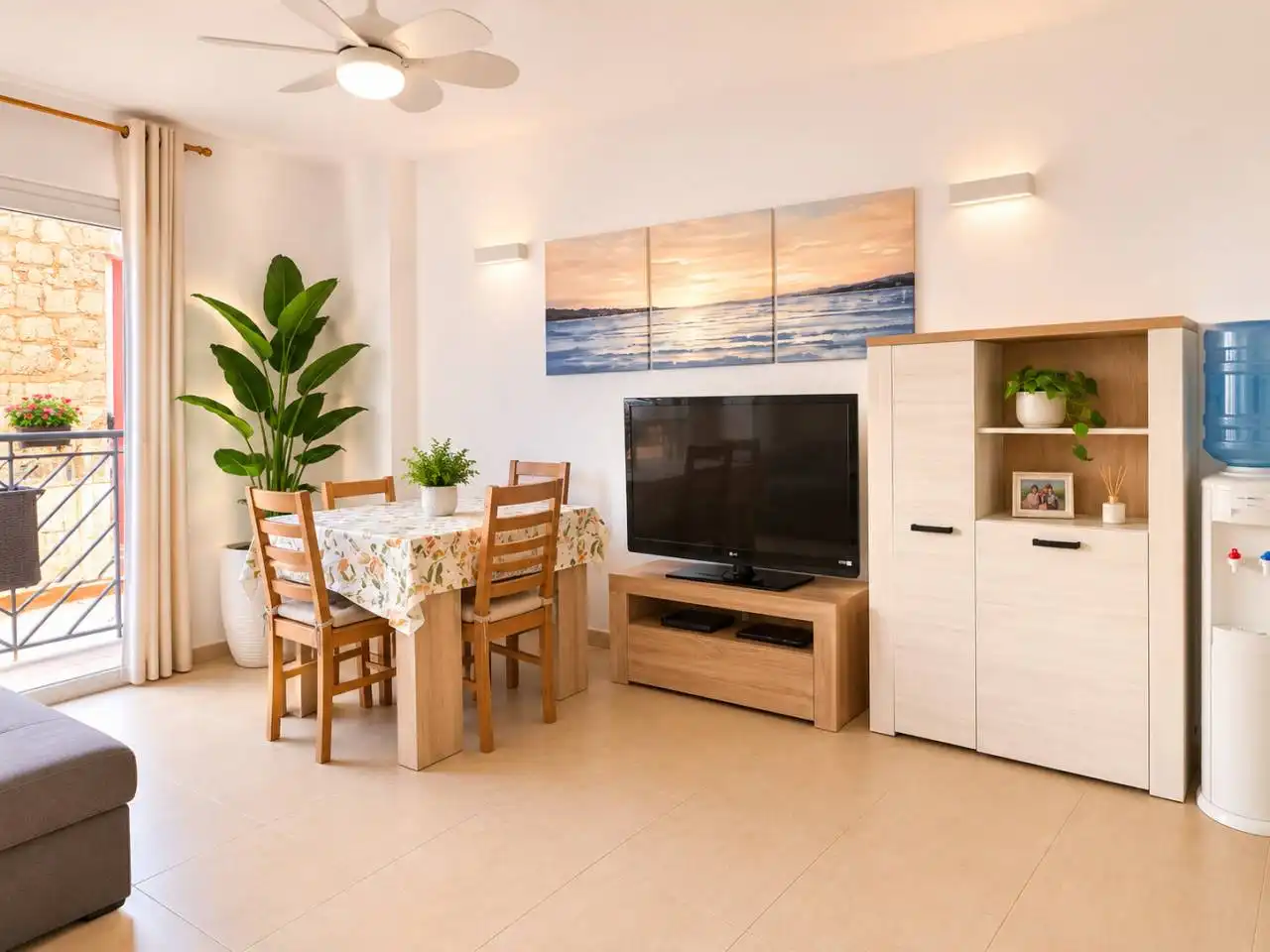 Sala de estar de Piso en venta en Sa Pobla con Balcón