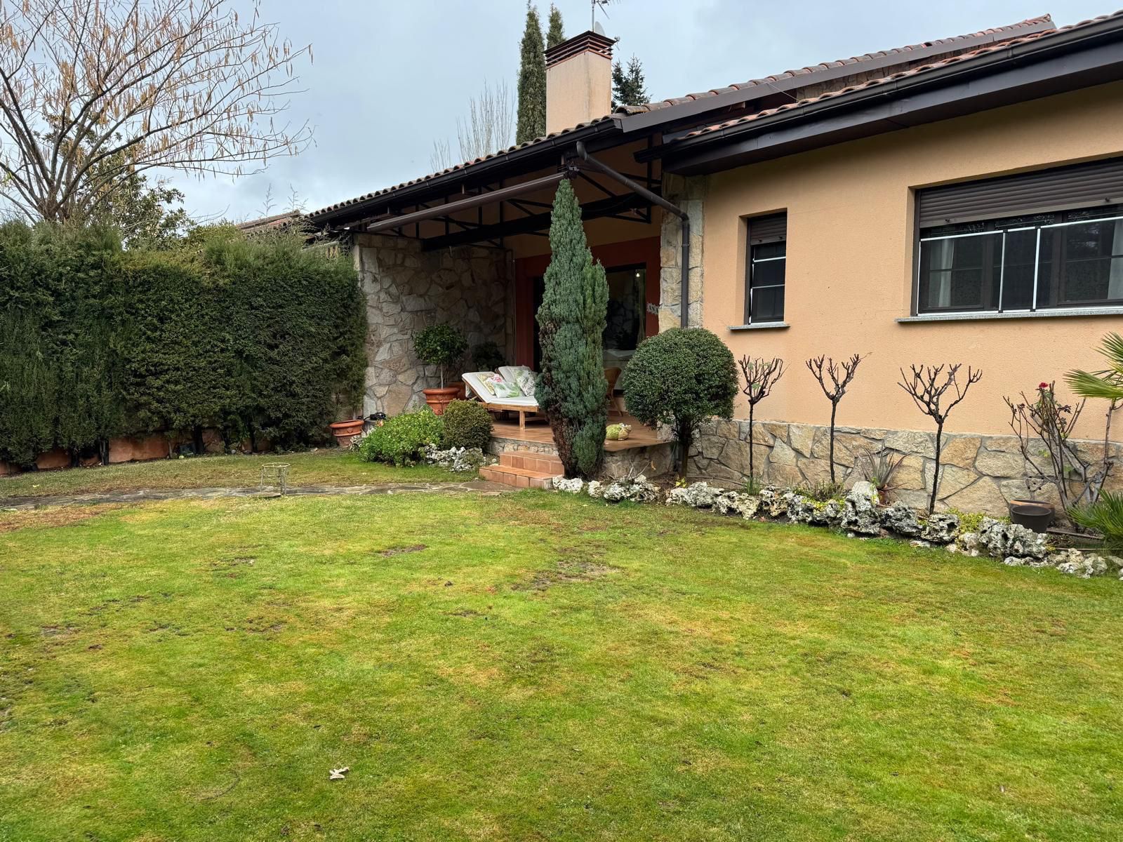Garden of Single-family semi-detached for sale in Alpedrete  with Heating, Private garden and Furnished