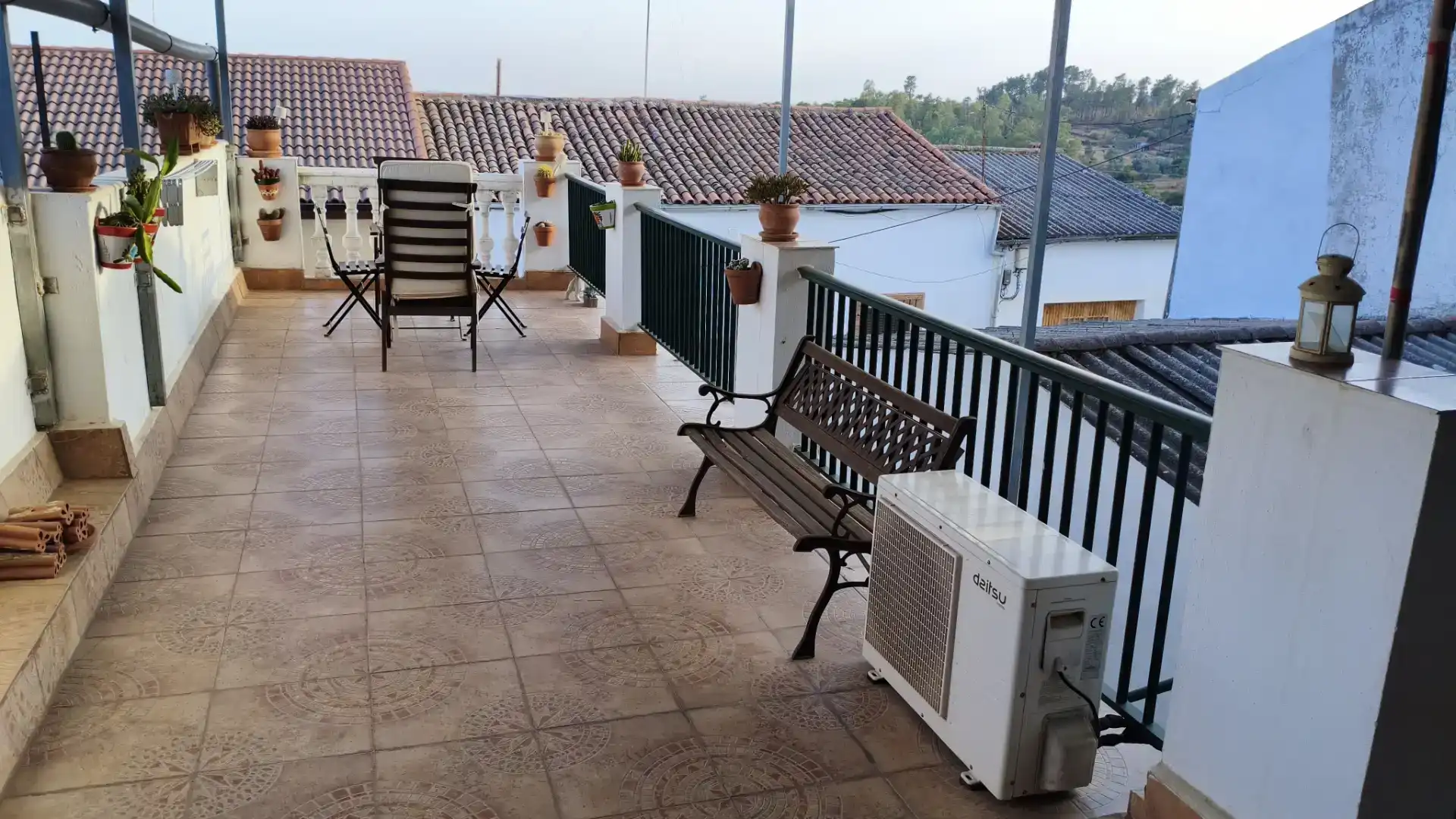 Terraza de Dúplex en venta en El Campillo (Huelva) con Aire acondicionado, Horno y Lavadora