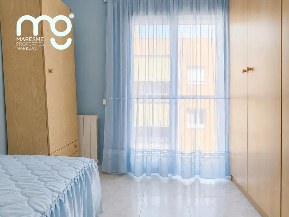 Bedroom of Flat for sale in Mataró  with Air Conditioner, Heating and Terrace