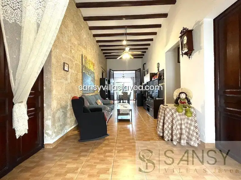 Sala d'estar de Casa o xalet en venda en Jávea / Xàbia amb Aire condicionat i Traster
