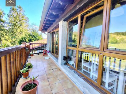 Terrassa de Casa adosada en venda en Ribamontán al Monte amb Calefacció, Jardí privat i Terrassa