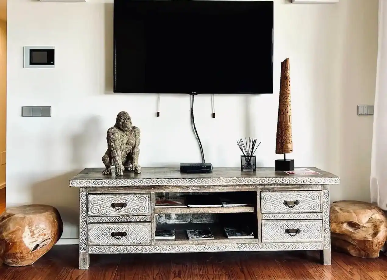 Wohnzimmer von Wohnung zum Verkauf in Eivissa mit Klimaanlage, Parkett und Terrasse