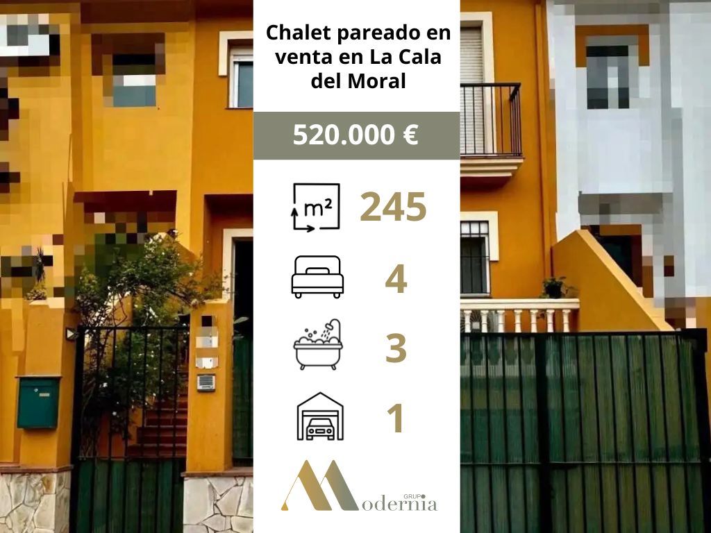 Vista exterior de Casa adosada en venda en Rincón de la Victoria amb Aire condicionat, Parquet i Terrassa