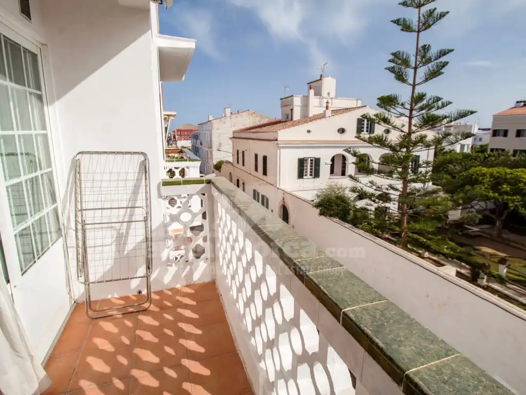 Balcony of Flat for sale in Es Castell  with Air Conditioner and Terrace