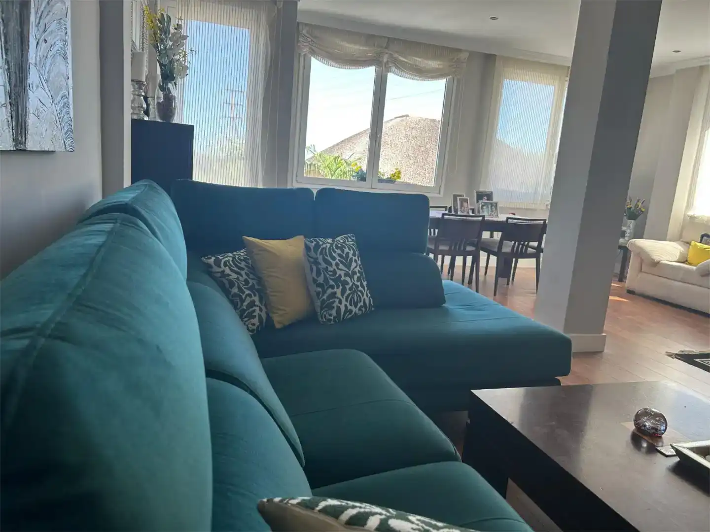Sala de estar de Piso en venta en Málaga con Aire acondicionado, Jardín privado y Parquet