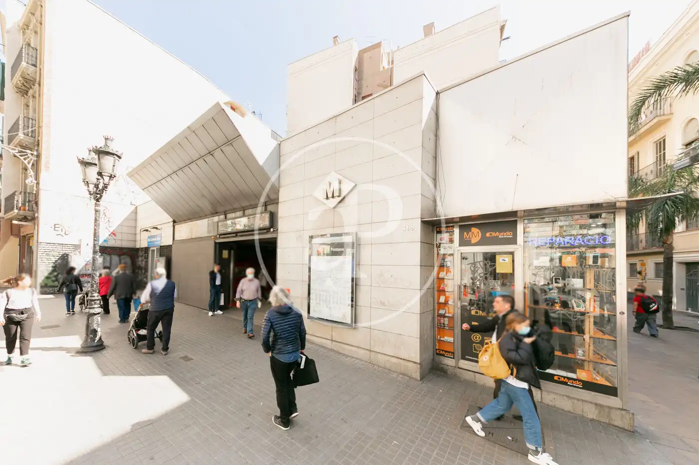 Vista exterior de Piso en venta en Barcelona con Aire acondicionado y Calefacción