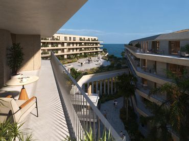 Apartament amb balcó en venda a Manilva Pueblo