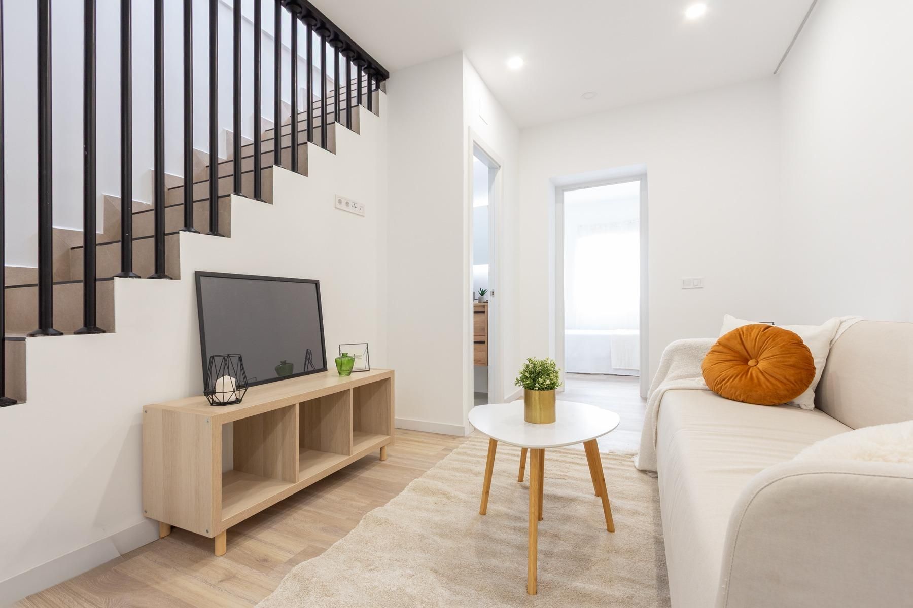 Sala d'estar de Àtic en venda en  Sevilla Capital amb Parquet i Terrassa