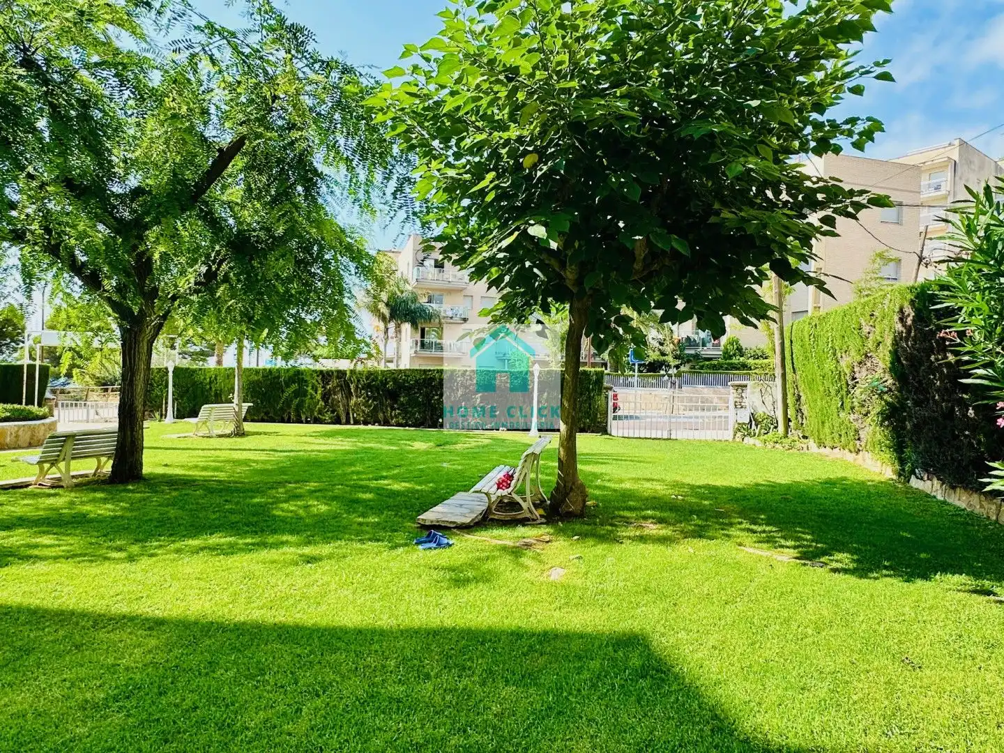 Jardí de Apartament de lloguer en Mont-roig del Camp amb Aire condicionat, Calefacció i Jardí privat