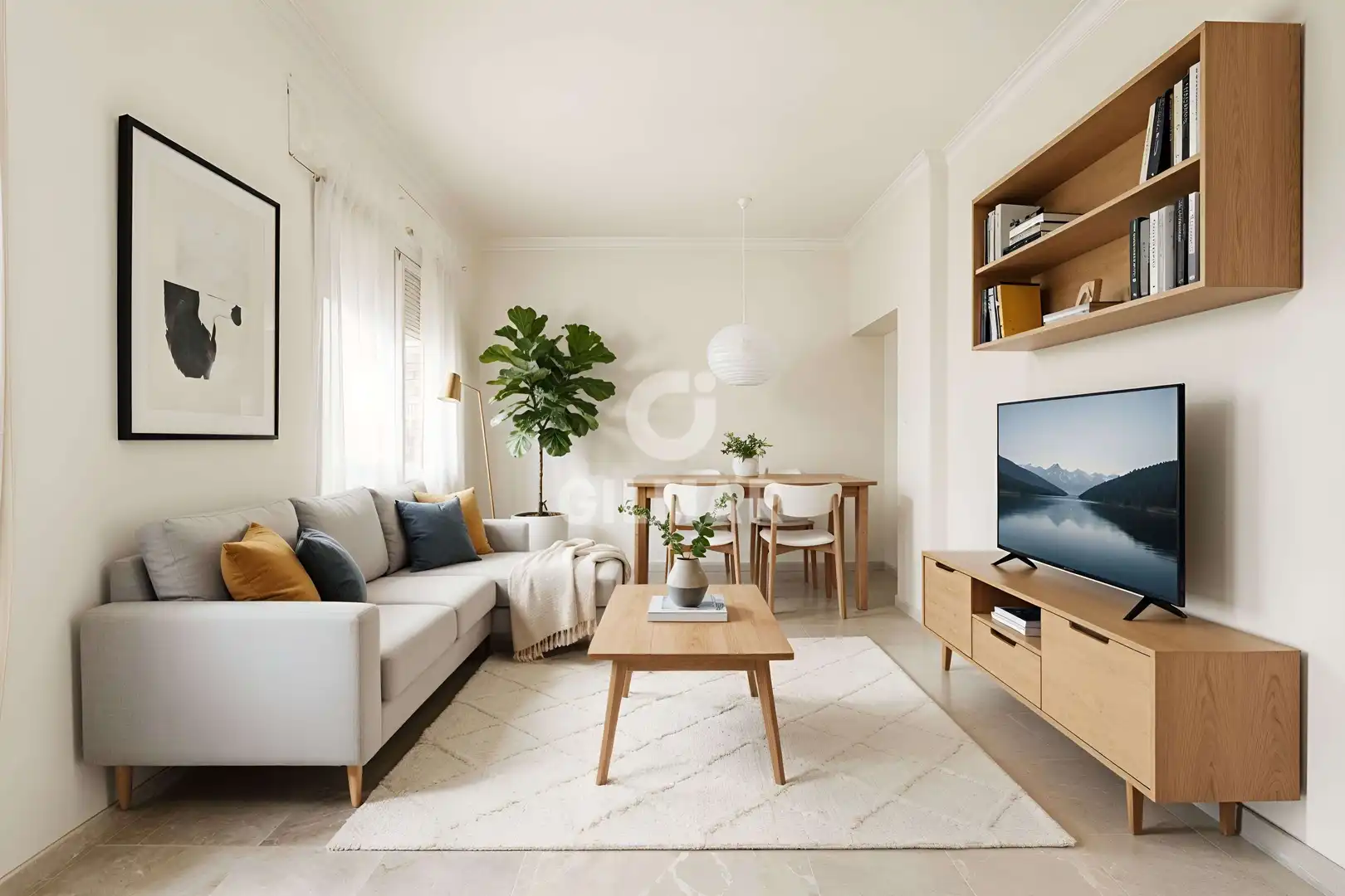 Living room of Flat for sale in Sevilla  with Heating and Storage room