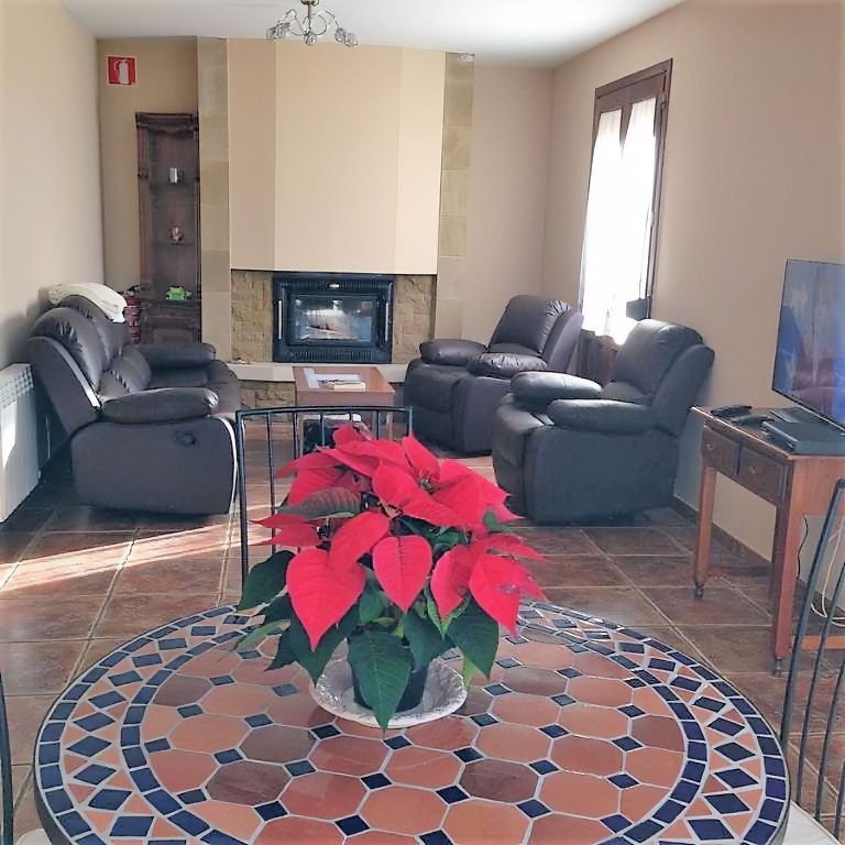 Sala d'estar de Casa o xalet en venda en Elburgo / Burgelu amb Parquet