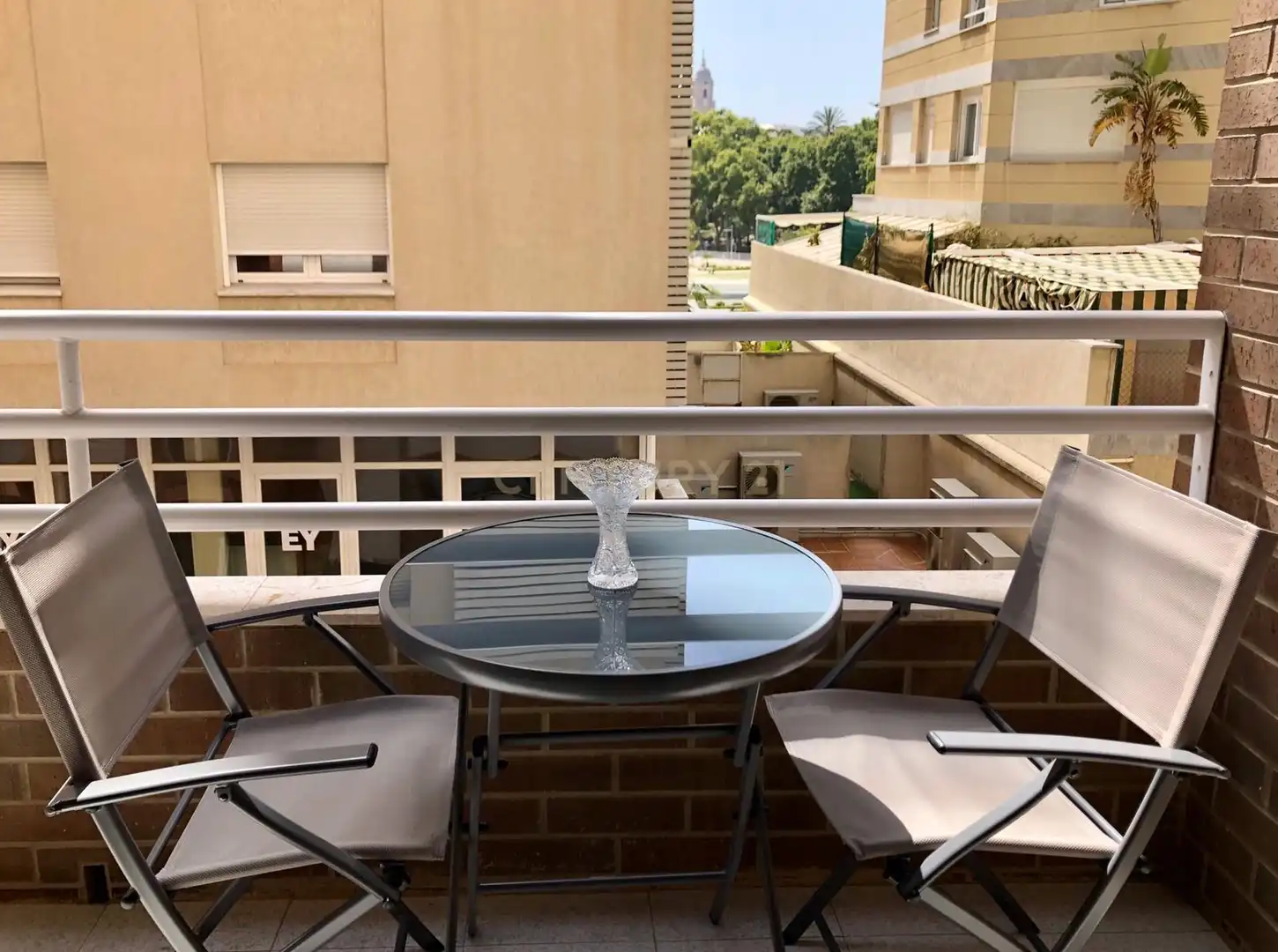 Terrassa de Apartament de lloguer en Málaga amb Aire condicionat