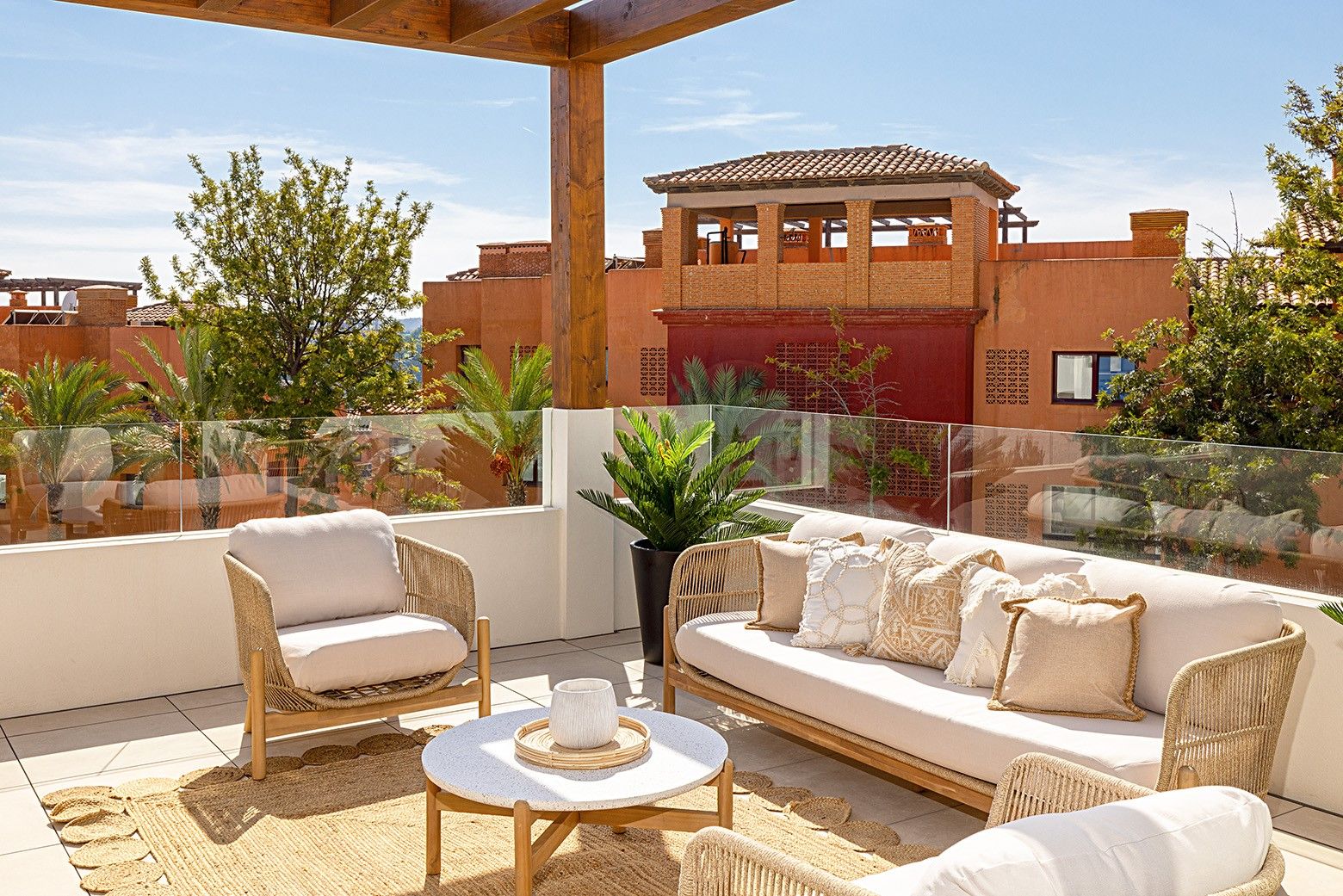 Terrassa de Dúplex en venda en Casares amb Aire condicionat, Calefacció i Jardí privat