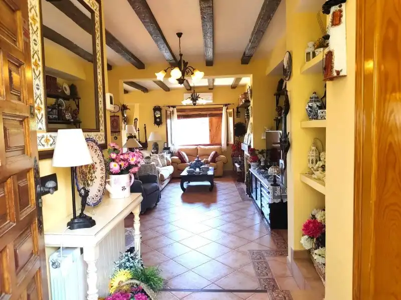 Living room of Houses for sale in Miraflores de la Sierra  with Air Conditioner, Heating and Terrace