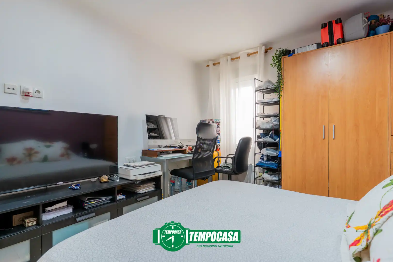 Bedroom of Flat for sale in Valencia  with Air Conditioner