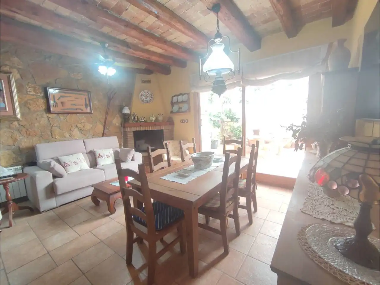 Dining room of Houses for sale in Torrelavit  with Heating and Furnished