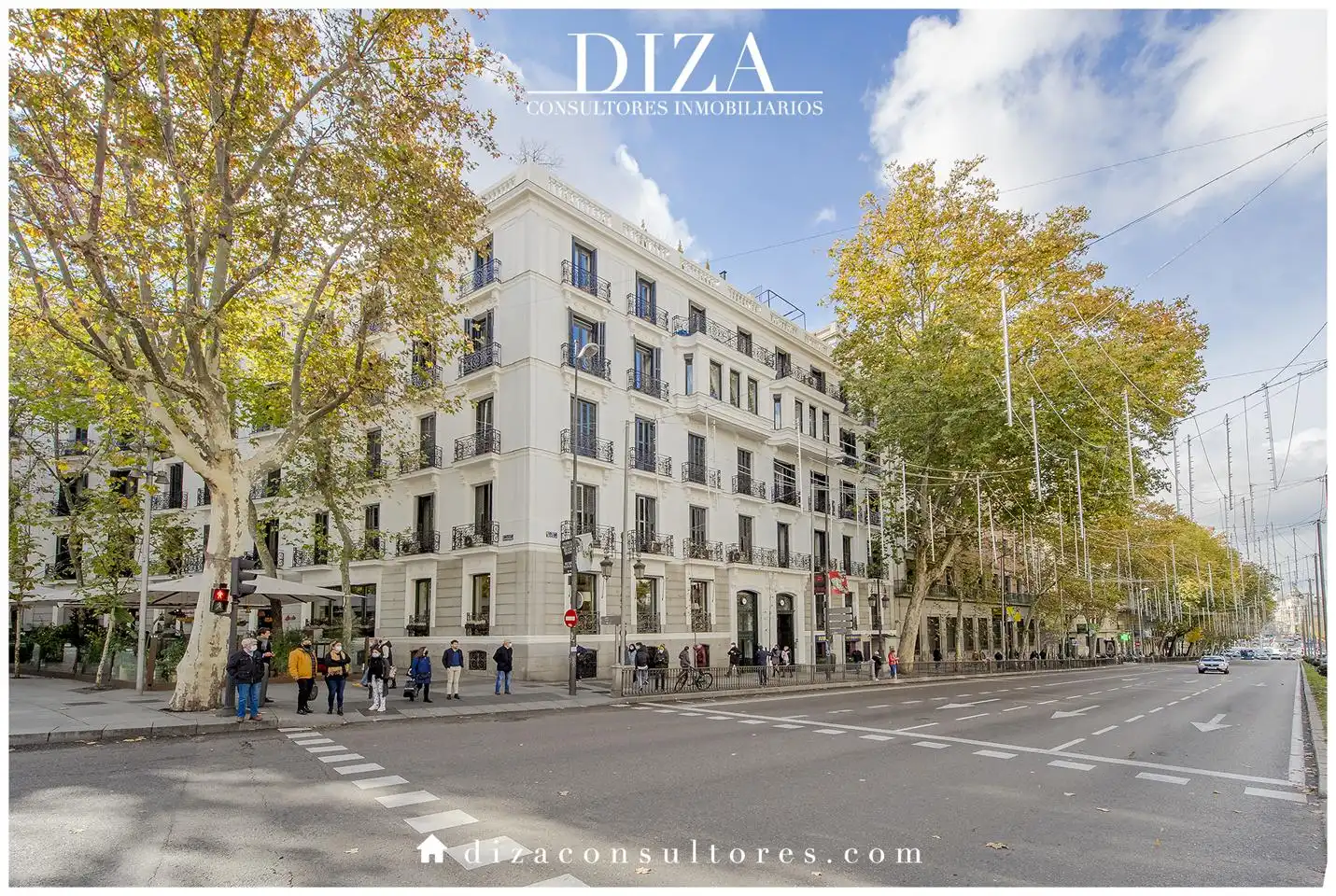 Außenansicht von Wohnung zum Verkauf in Madrid mit Klimaanlage, Terrasse und Möbliert