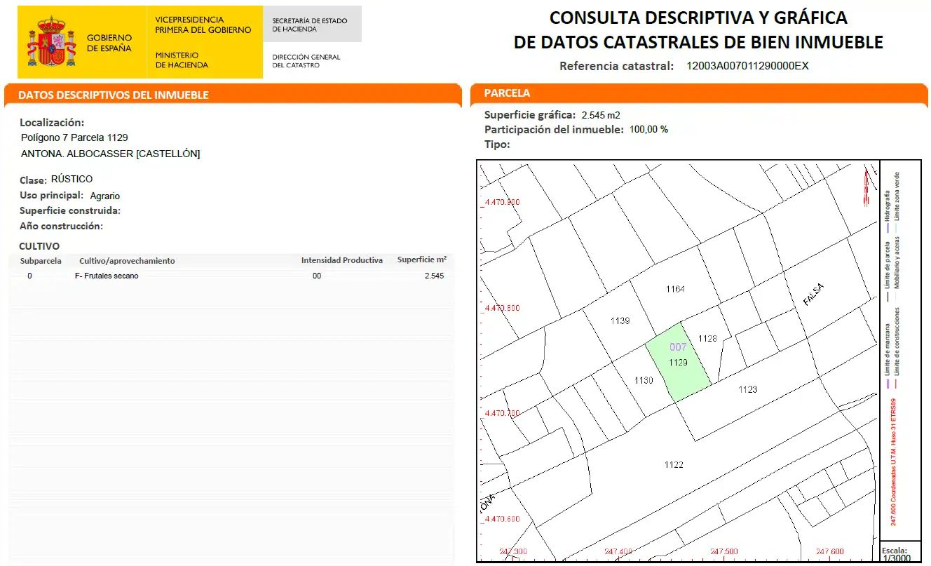 Rural land for sale in Albocàsser, imagen 7