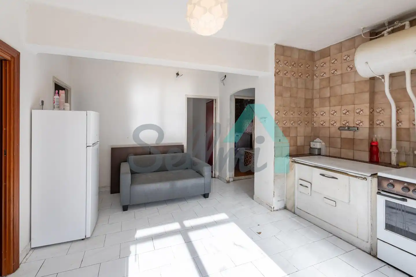 Kitchen of Flat for sale in Aller  with Terrace