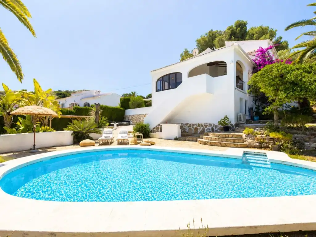 Piscina de Casa o xalet en venda en Jávea / Xàbia amb Calefacció, Jardí privat i Terrassa