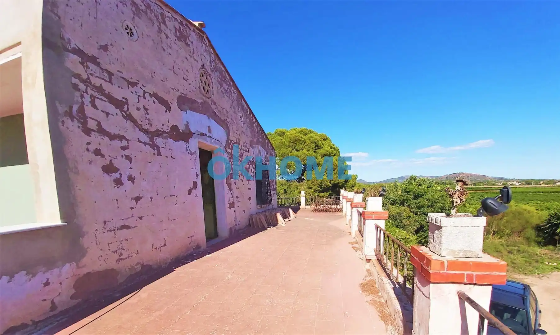 Vista exterior de Finca rústica en venta en Náquera con Jardín privado, Terraza y Piscina