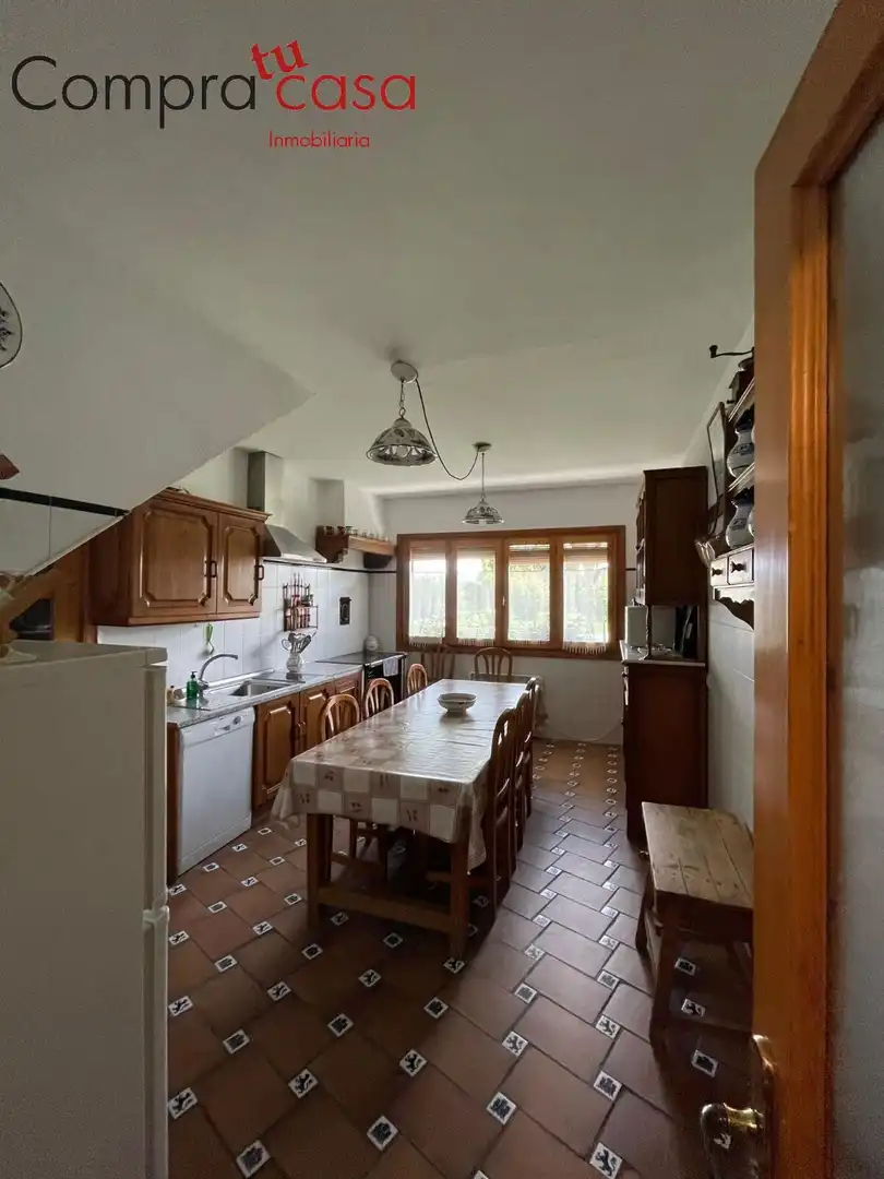 Cocina de Casa o chalet en venta en Valverde del Majano con Calefacción, Jardín privado y Terraza
