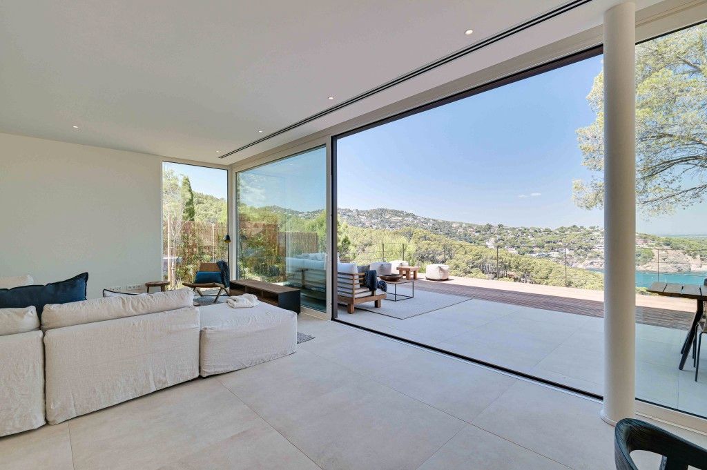 Living room of House or chalet for sale in Begur  with Air Conditioner, Private garden and Parquet flooring