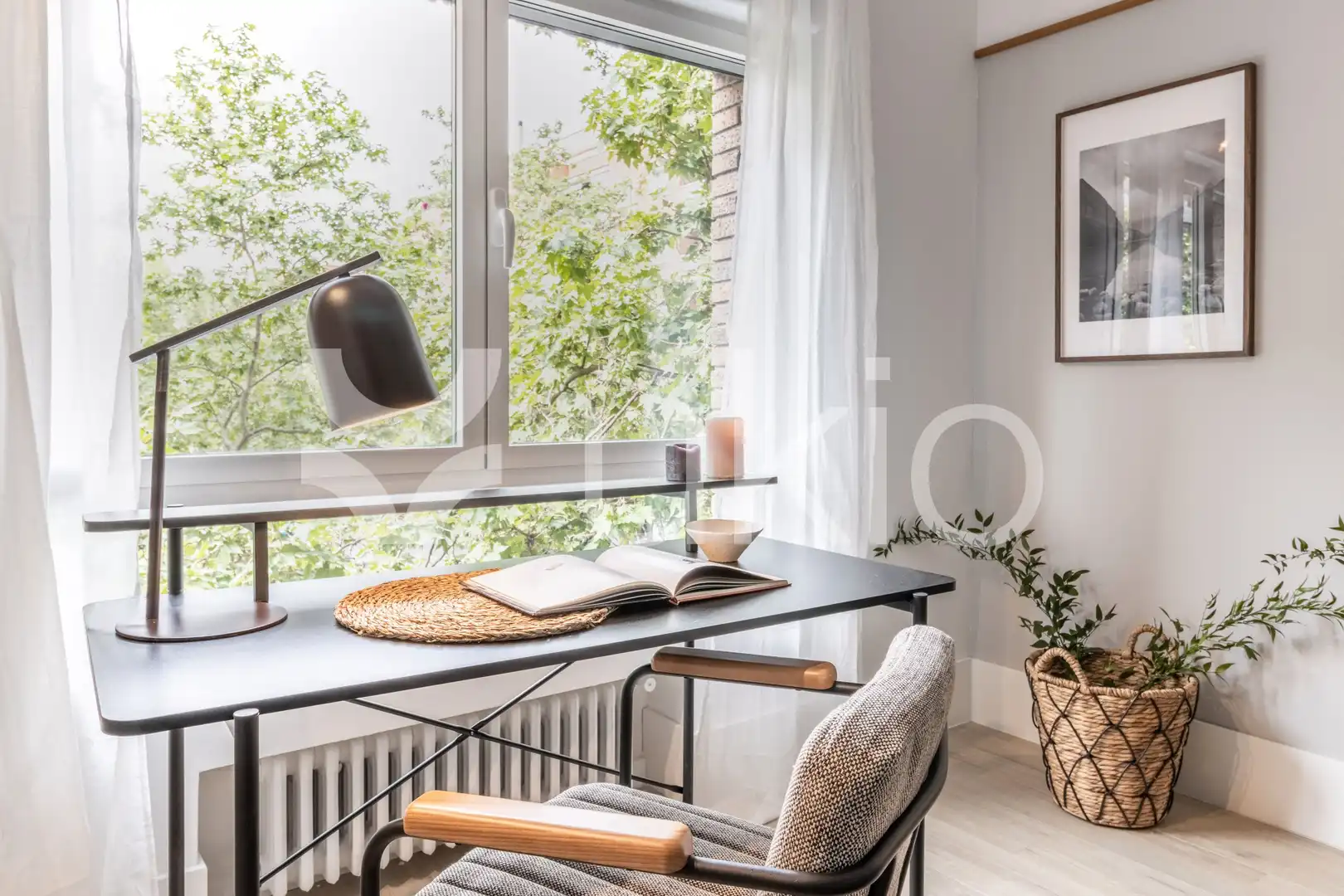 Habitación de Apartamento de alquiler en Madrid con Aire acondicionado, Calefacción y Amueblado