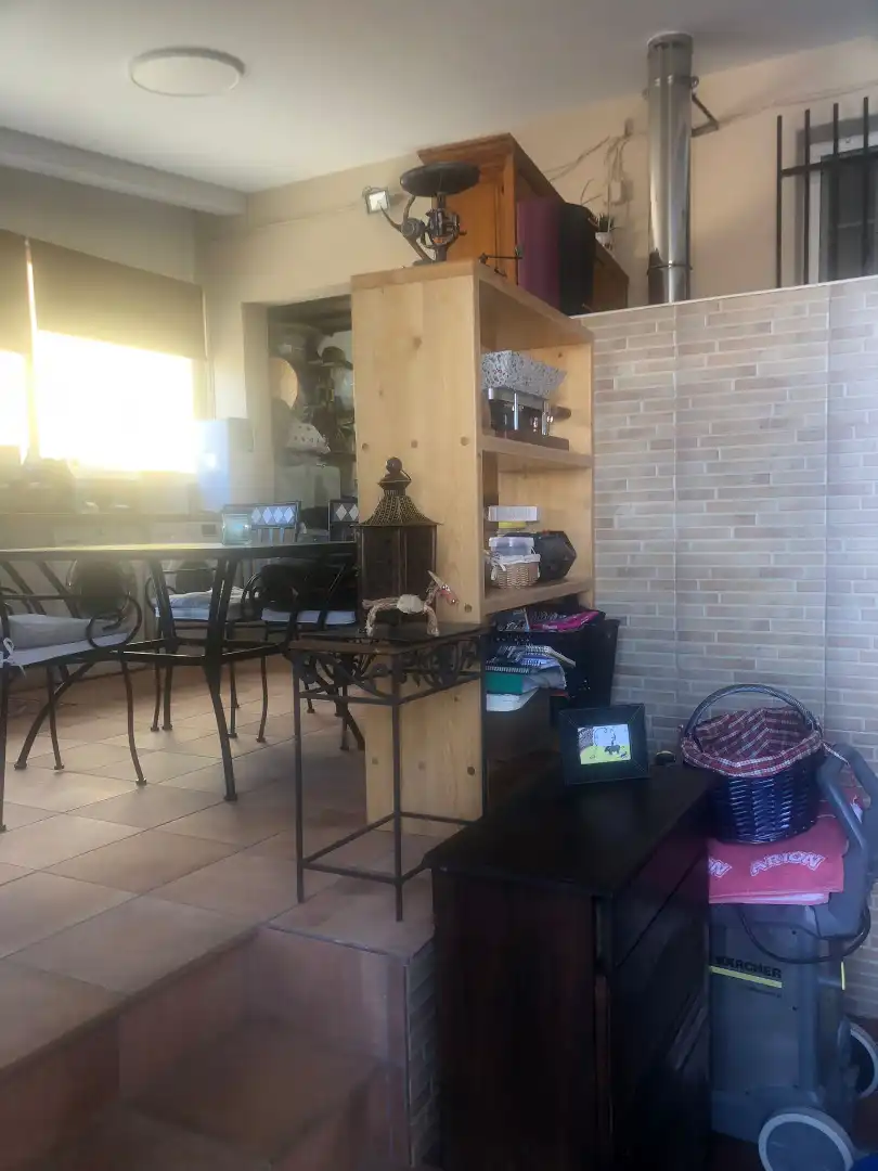 Dining room of Houses for sale in Plasencia  with Private garden, Swimming Pool and Furnished