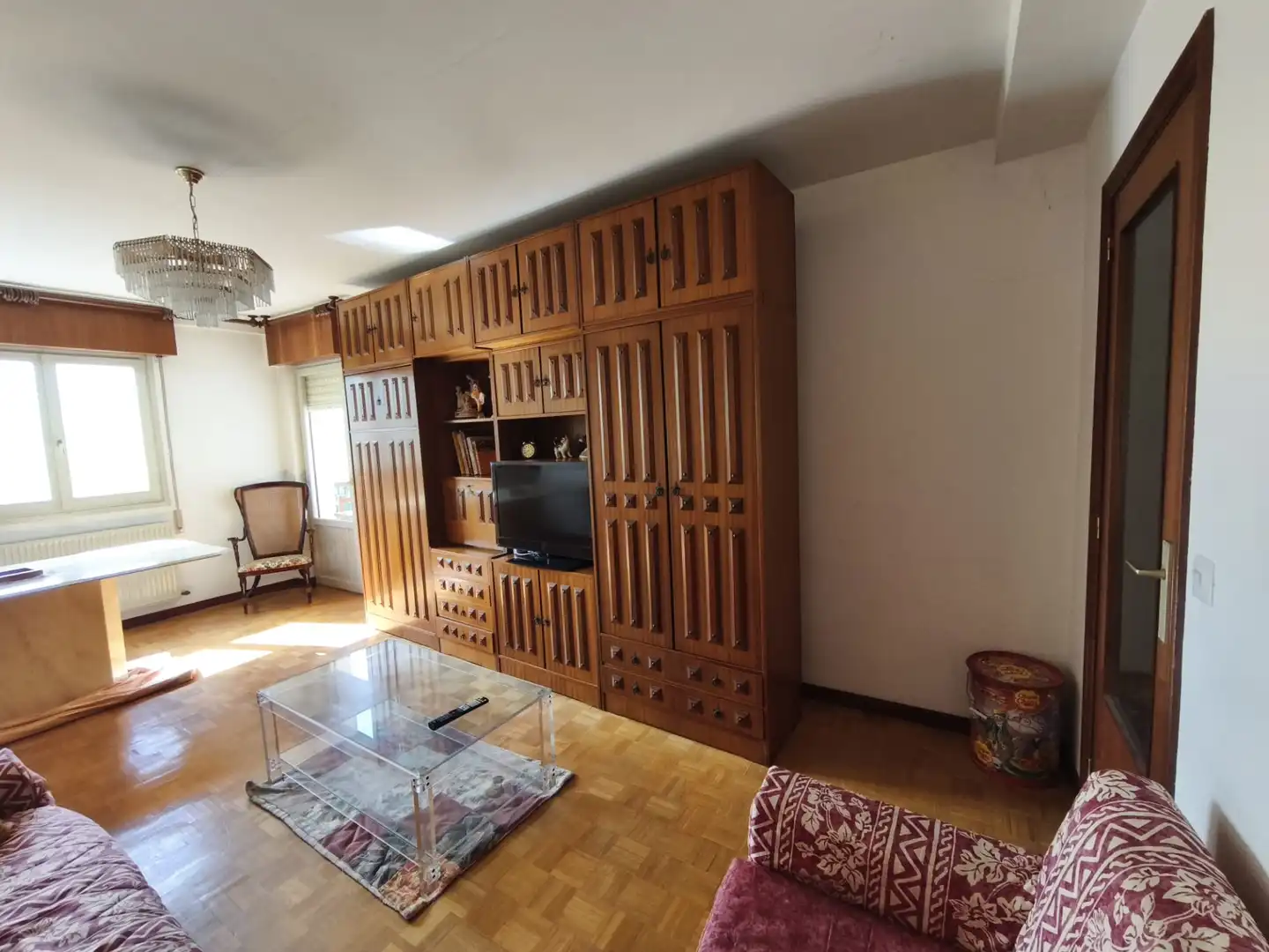 Sala de estar de Piso en venta en Ziordia con Terraza, Amueblado y Balcón