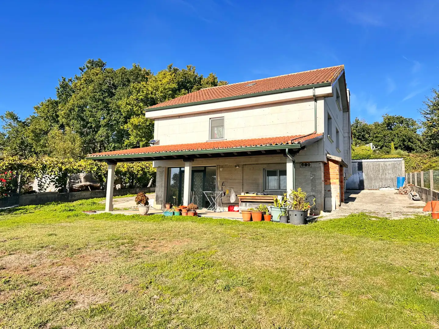 Vista exterior de Casa o xalet en venda en Vedra amb Calefacció, Jardí privat i Traster