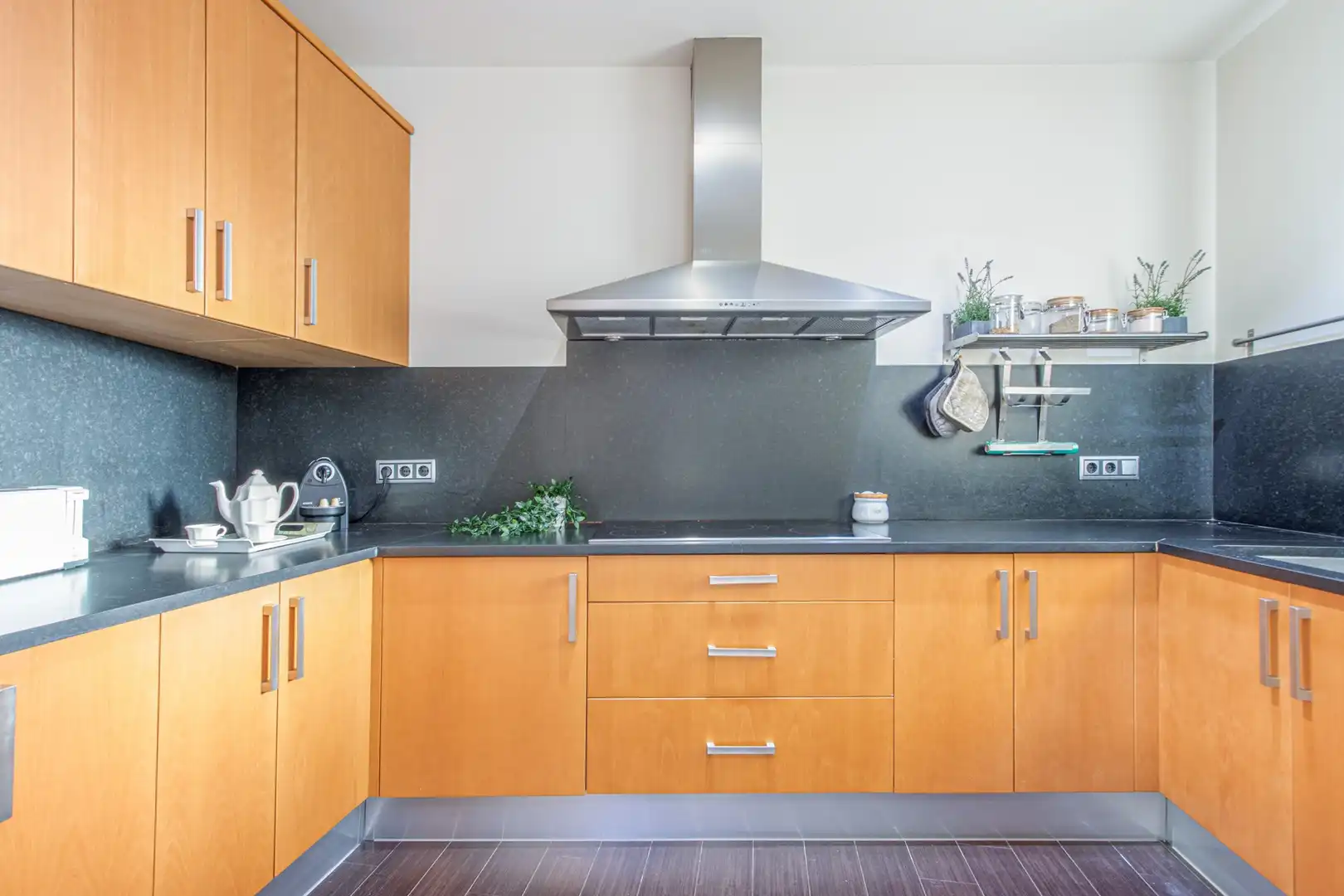 Kitchen of Attic for sale in Figueres  with Heating, Terrace and Furnished