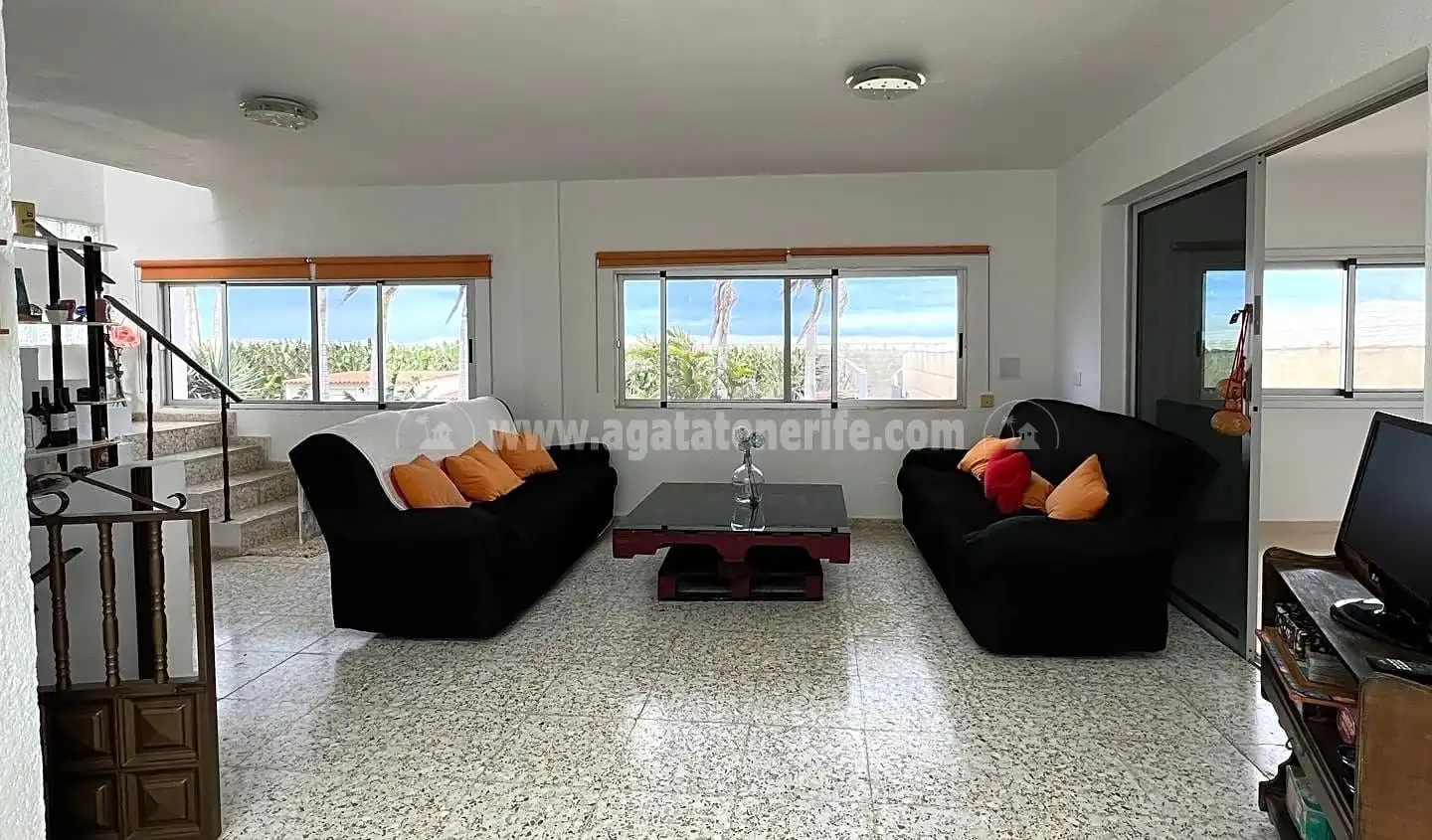 Sala de estar de Finca rústica en venta en Los Silos con Jardín privado y Terraza