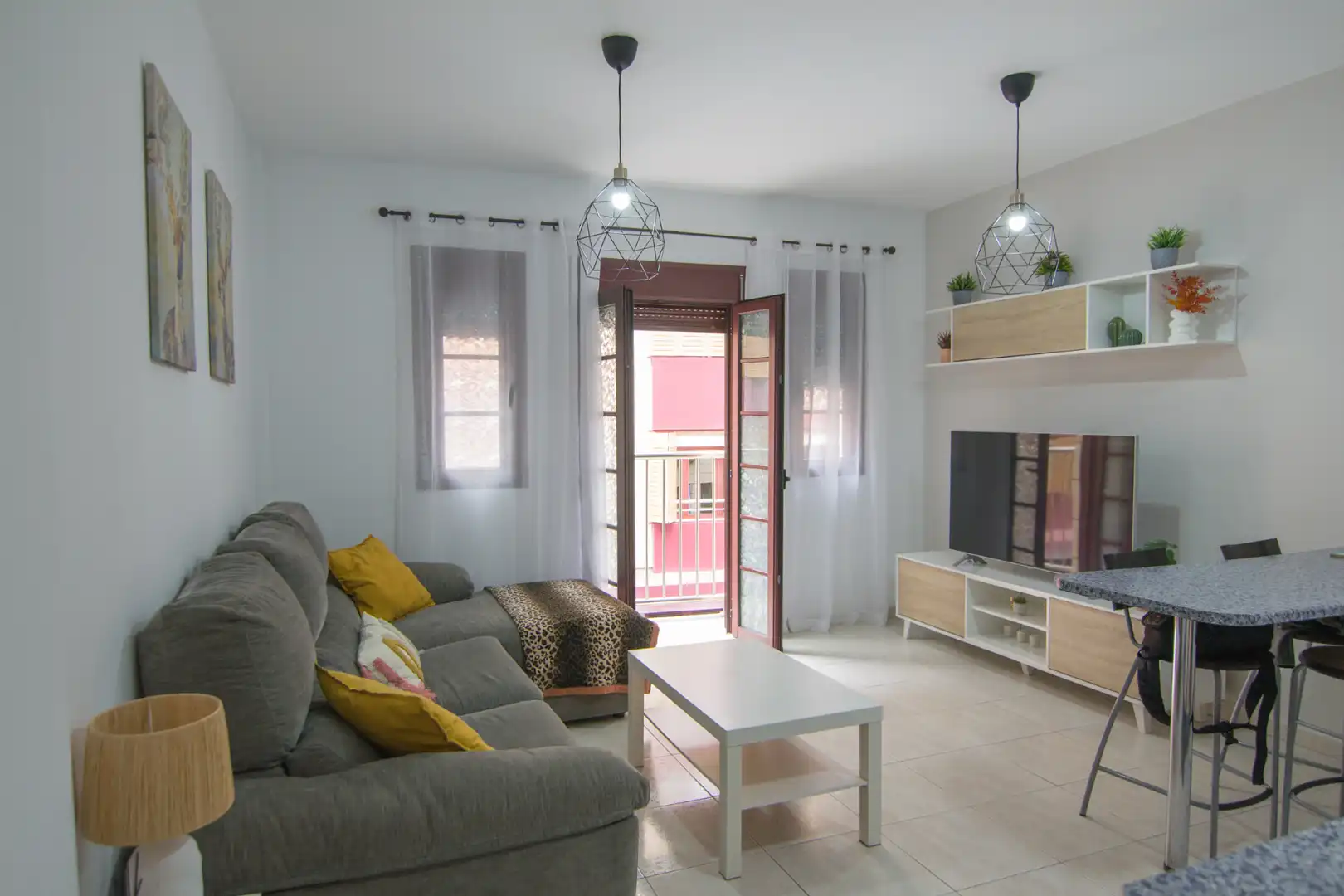 Living room of Flat for rent in Las Palmas de Gran Canaria  with Balcony