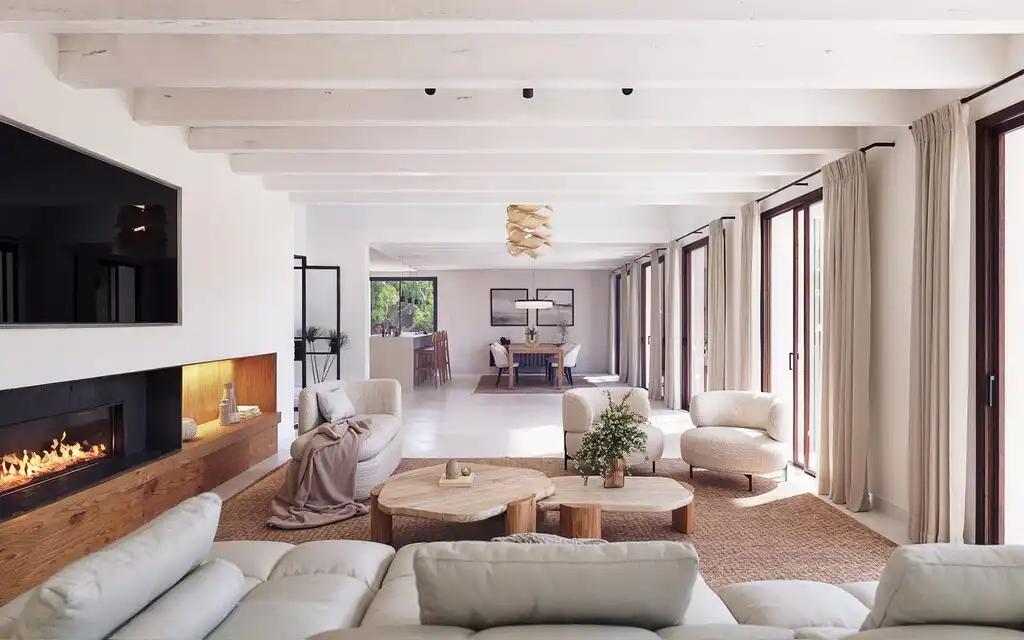 Wohnzimmer von Grundstücke zum Verkauf in Ses Salines