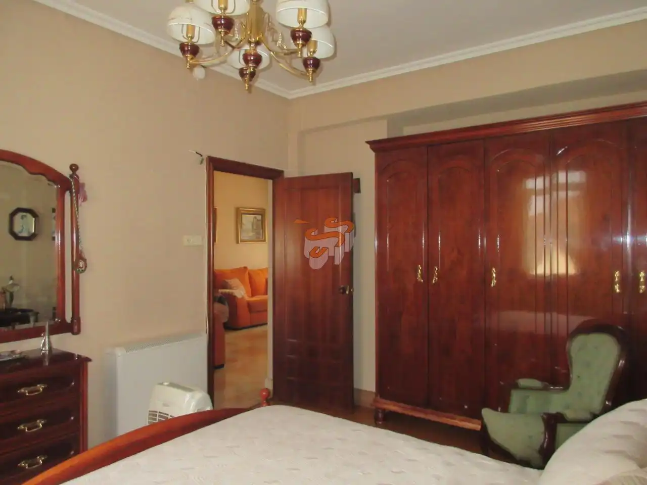 Bedroom of Flat for sale in Ferrol  with Heating and Furnished
