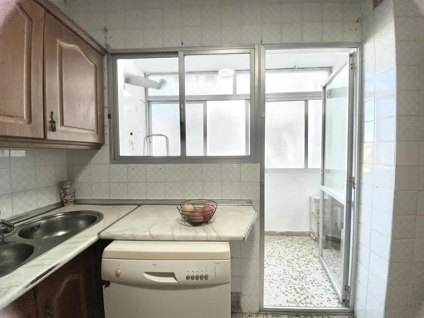 Cocina de Piso en venta en Sanlúcar de Barrameda con Aire acondicionado y Balcón