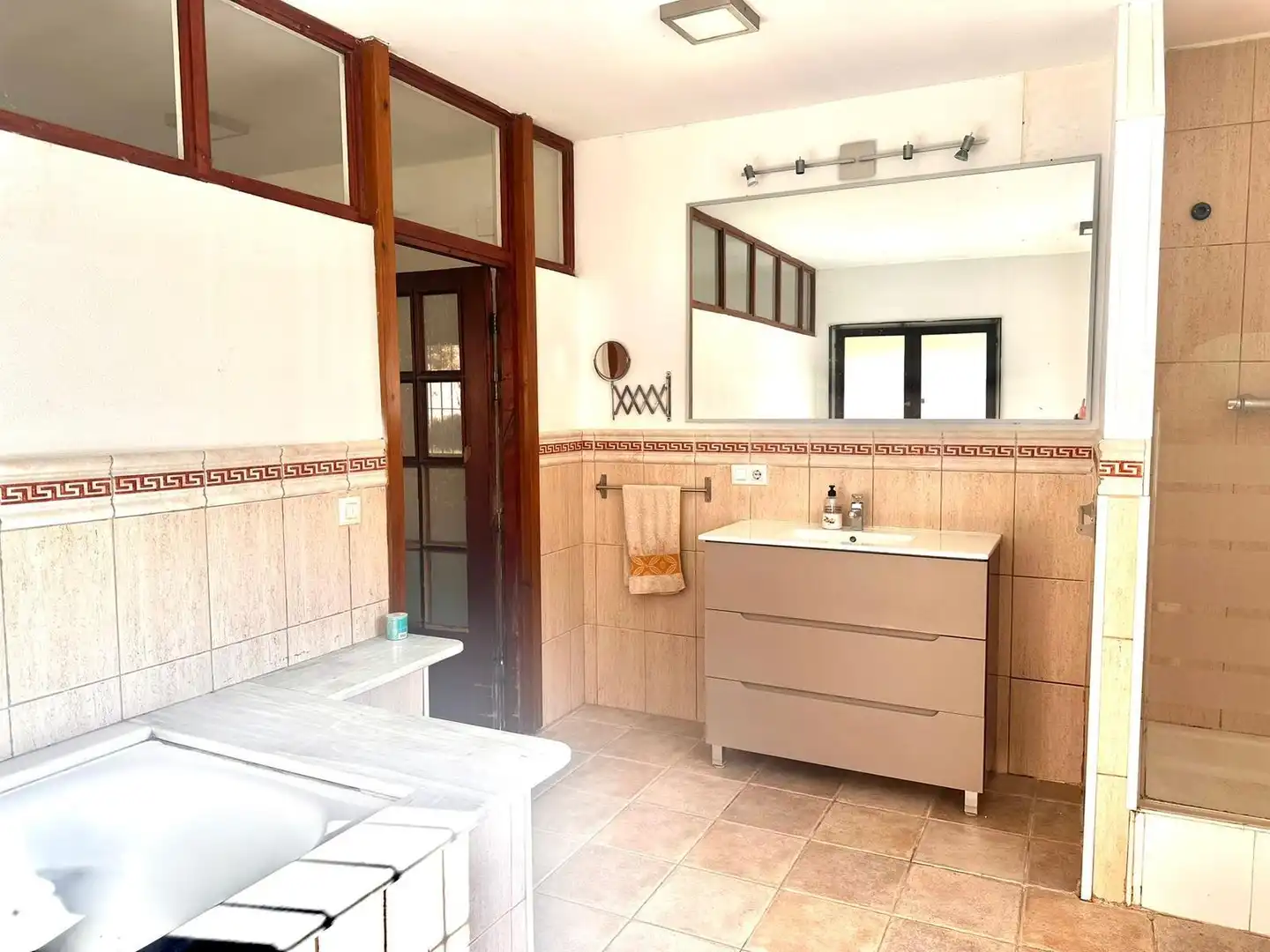 Baño de Finca rústica en venta en Maçanet de la Selva con Calefacción, Jardín privado y Terraza