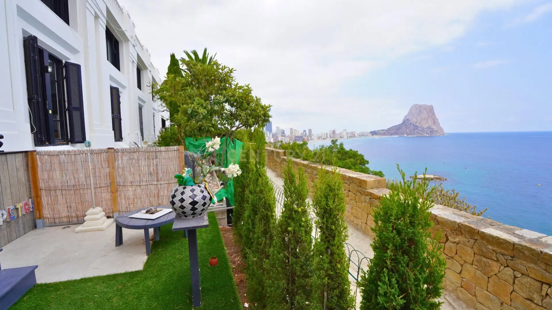 Jardí de Apartament de lloguer en Calpe / Calp amb Aire condicionat, Traster i Forn